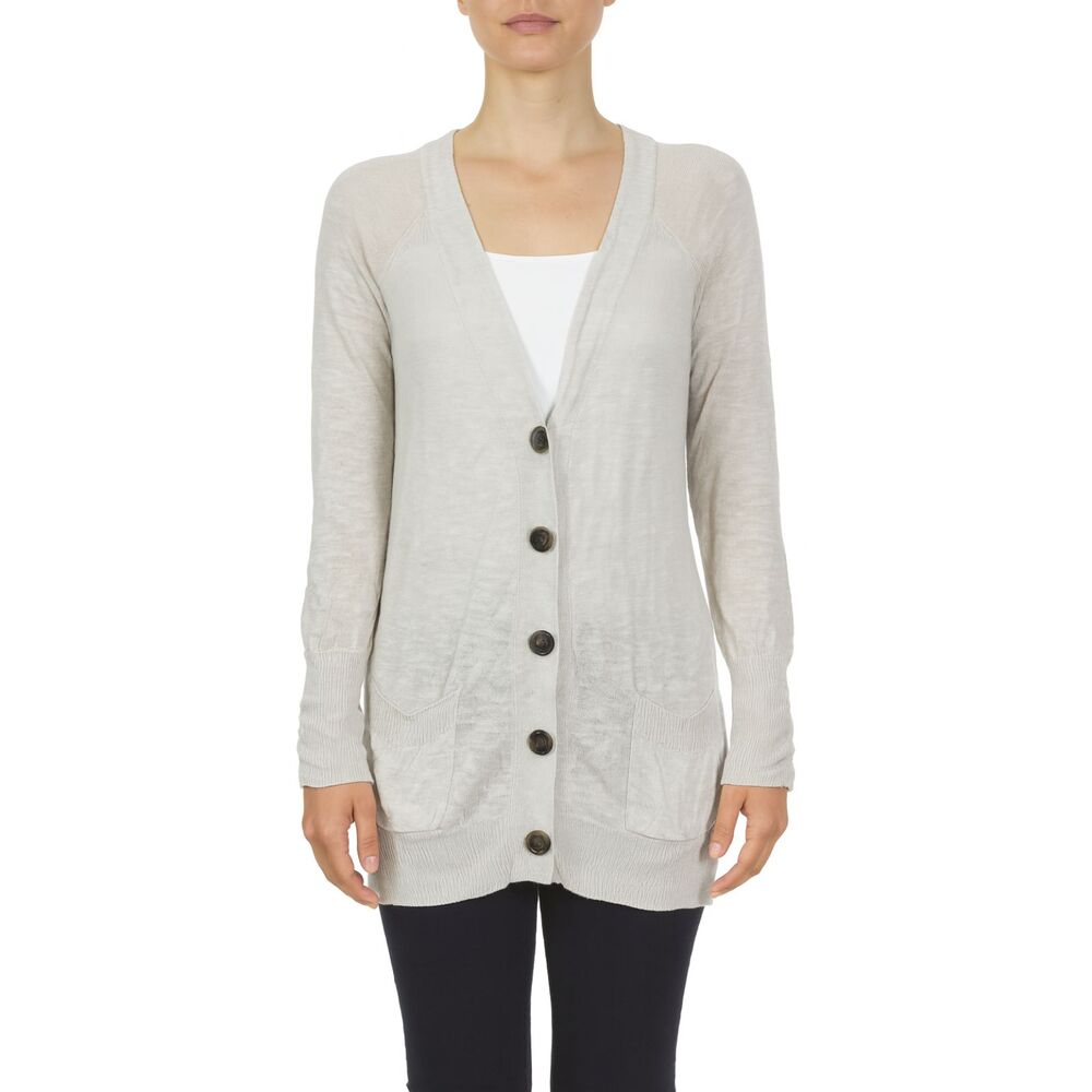 J. Crew Grey Linen Blend Elbow Sleeve Sweater XS Quiet Luxury Minimalist Preppy - Picture 1 of 8